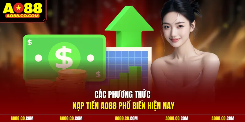 Các phương thức nạp tiền AO88 phổ biến hiện nay