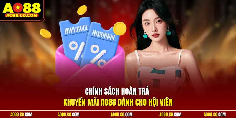 Chính sách hoàn trả khuyến mãi AO88 dành cho hội viên