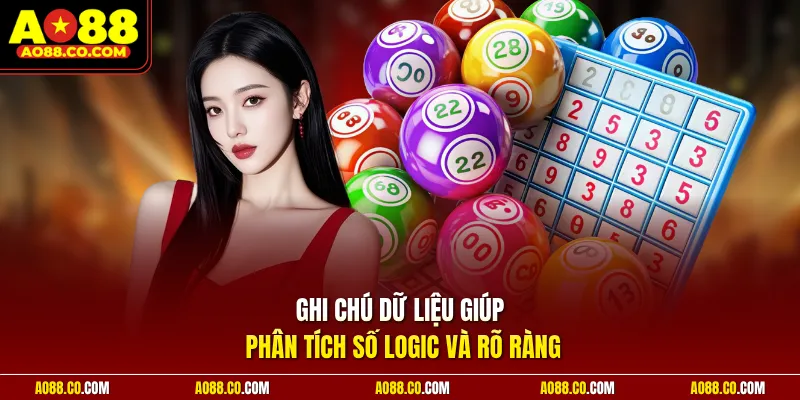 Ghi chú dữ liệu giúp phân tích số logic và rõ ràng 