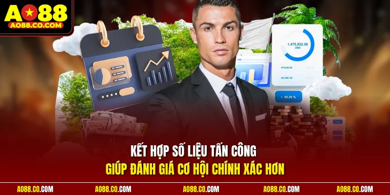 Kết hợp số liệu tấn công giúp đánh giá cơ hội chính xác hơn